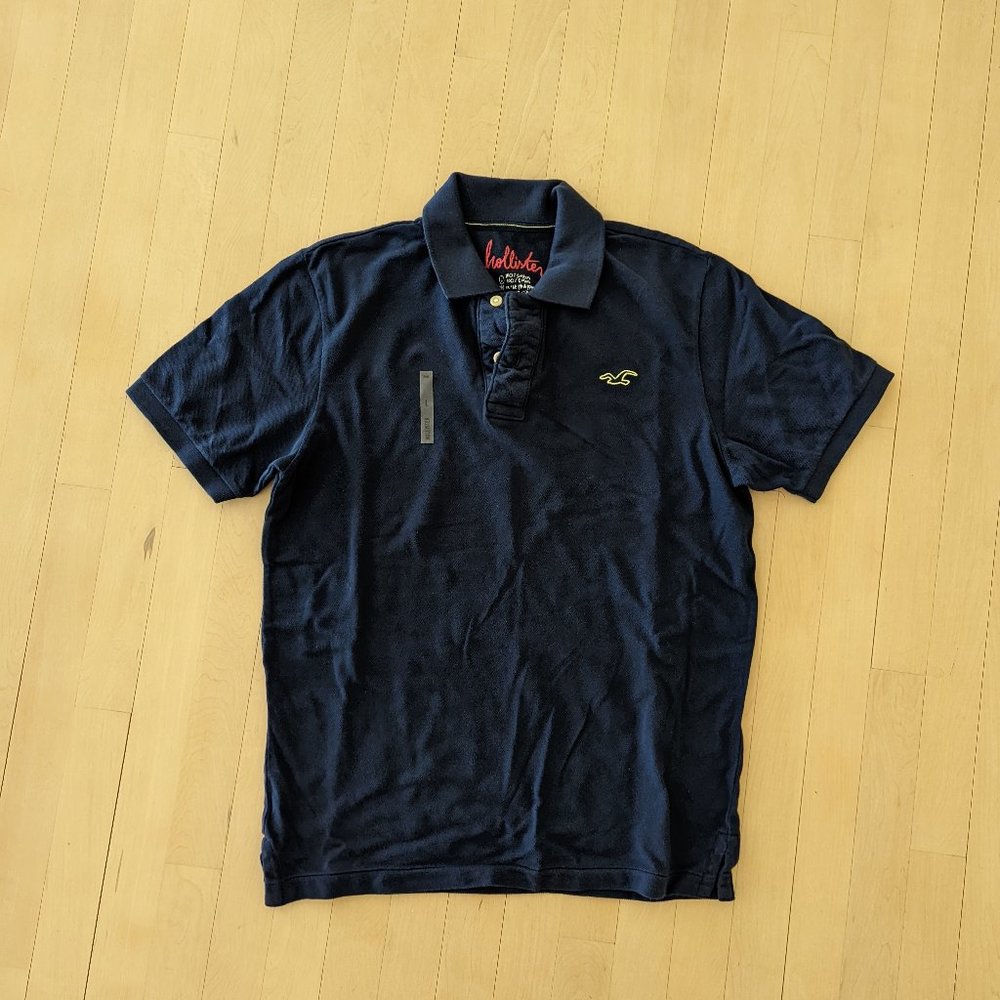 Navy Hollister Polo - NWT!